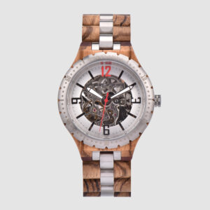 Lakes Zebra Wood Watch