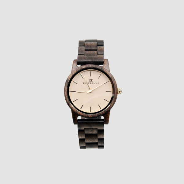 Saxon Mango Wood Pink Watch