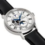 Orient Star Classic Moon Phase Semi-Skeleton 41mm Cordovan Strap - Image 2