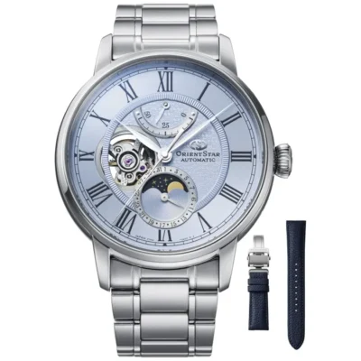 Orient Star Moon Phase M45 41mm Steel Bracelet