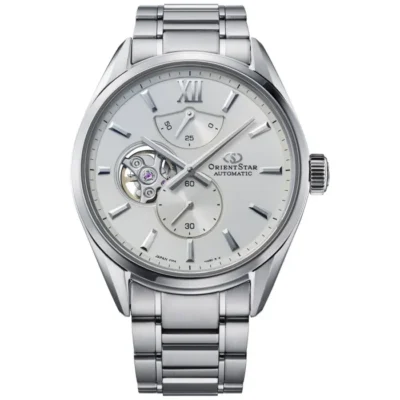 Orient Star Contemporary Semi-Skeleton M34 40mm Silver Dial