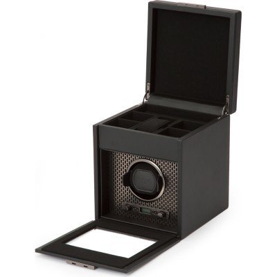 Wolf Axis Single Watch Winder with Storage – Anthracite